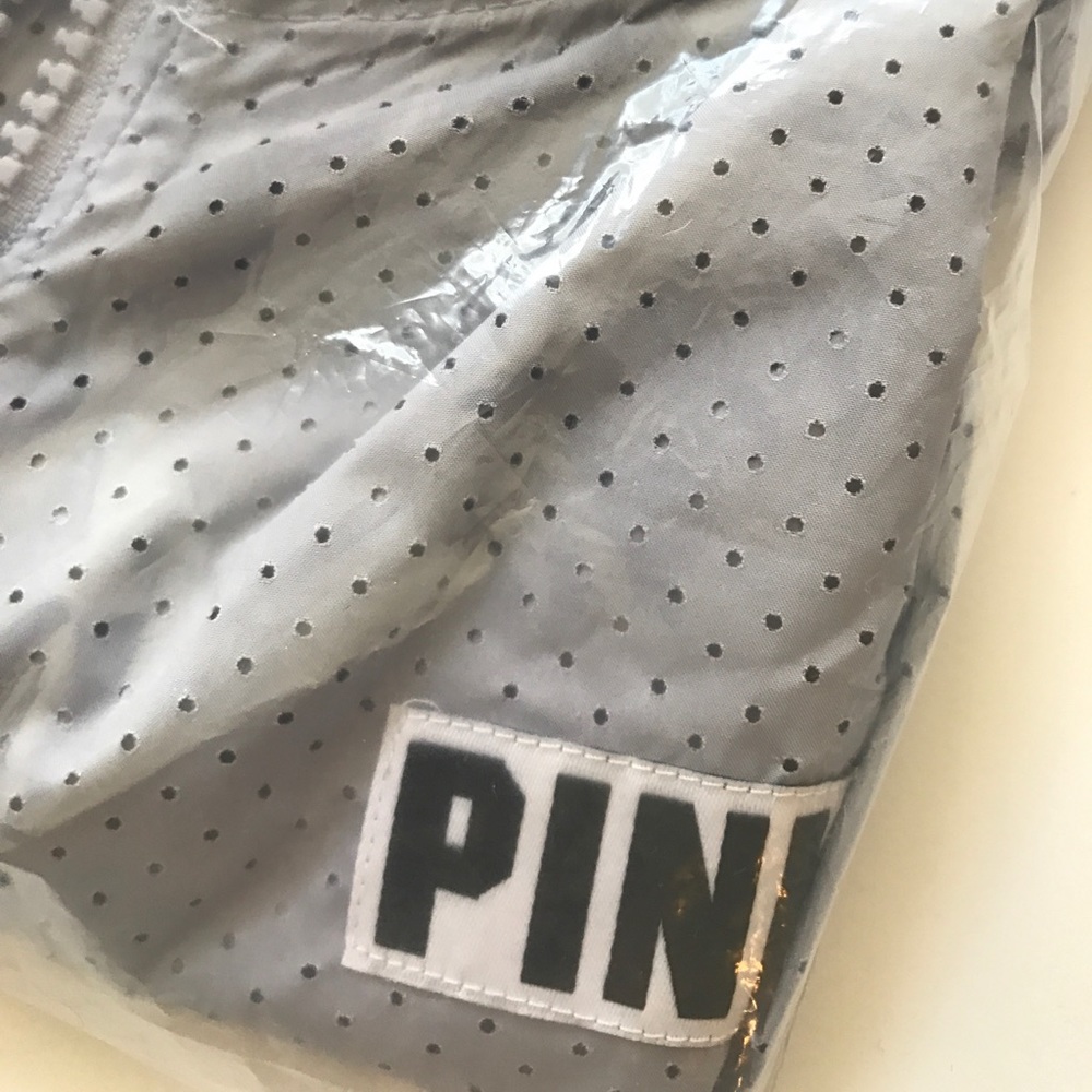 NWT Victoria's Secret PINK grey bomber jacket - Picture 4 of 6